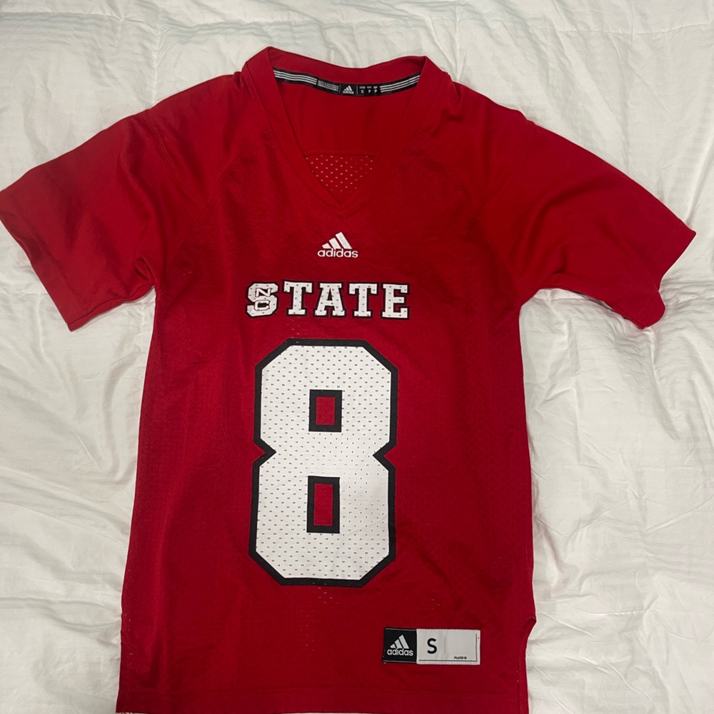 Red NC State (NCSU) football Jersey